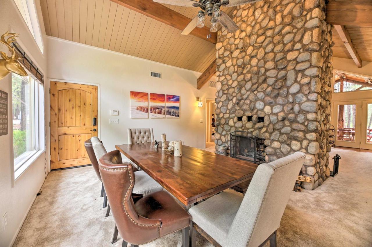 Lush Pinetop Retreat With Large Deck And Wooded Yard! Exterior photo